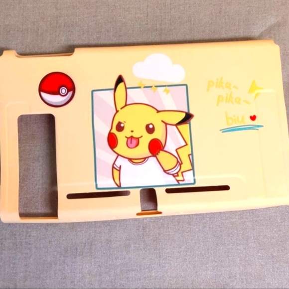 No Brand Video Games Consoles Kawaii Pikachu Switch Cover Case Joycons Anime Poshmark